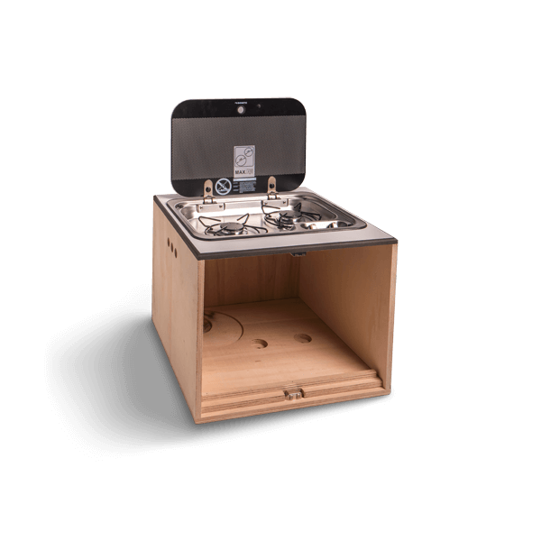 Caja D&icirc;nette de doble fuego a gas