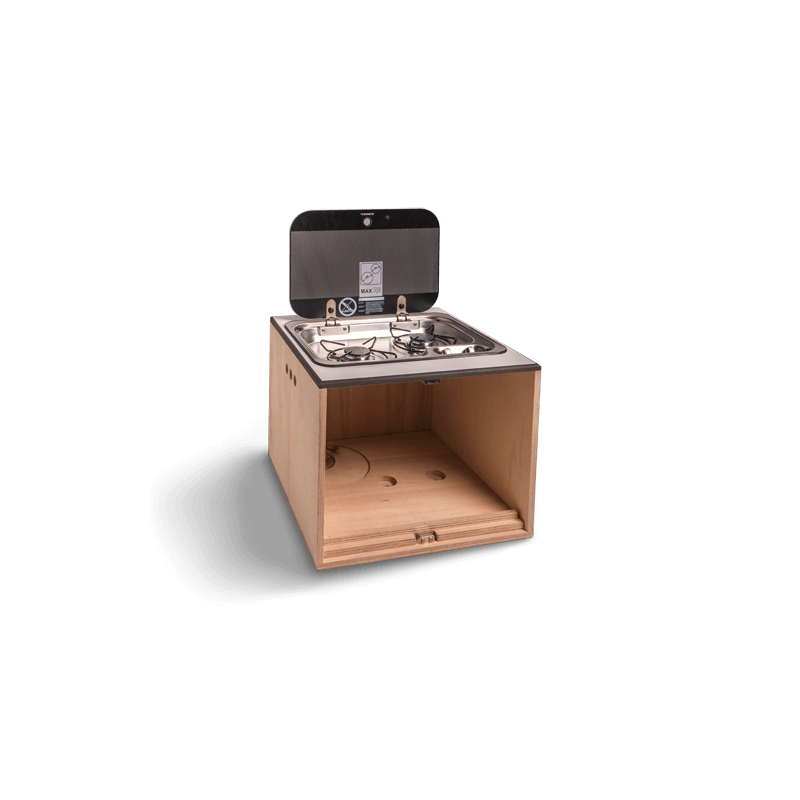 Caja D&icirc;nette de doble fuego a gas