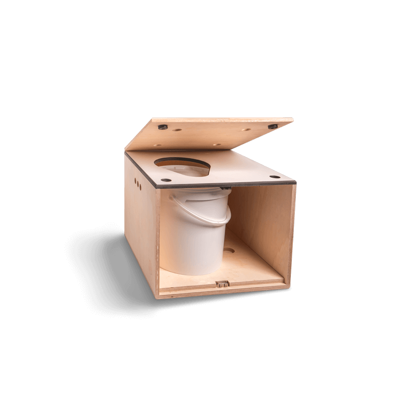Caja inodoro seco