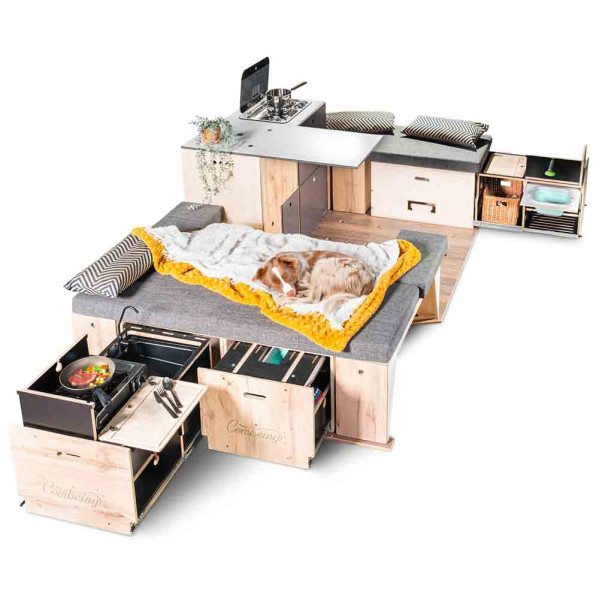 kit camper para furg&oacute;n para viajes de larga duraci&oacute;n