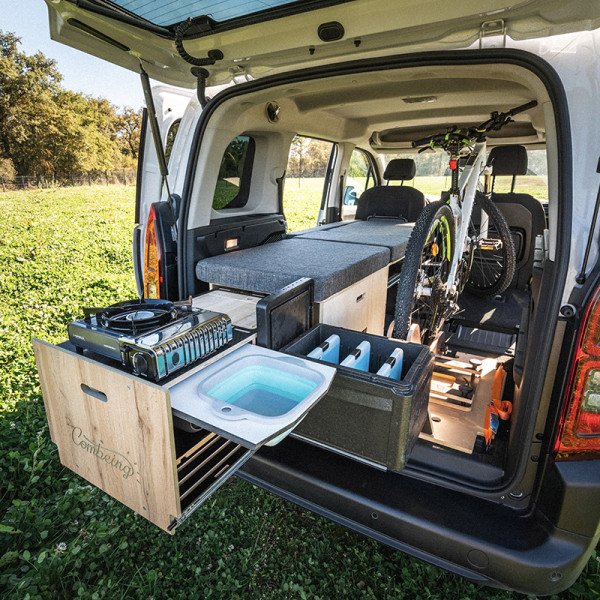 kit camper para ludospace con cama compacta