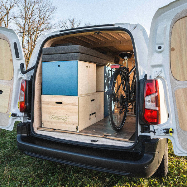 cama en utilitario compacto f&aacute;cil